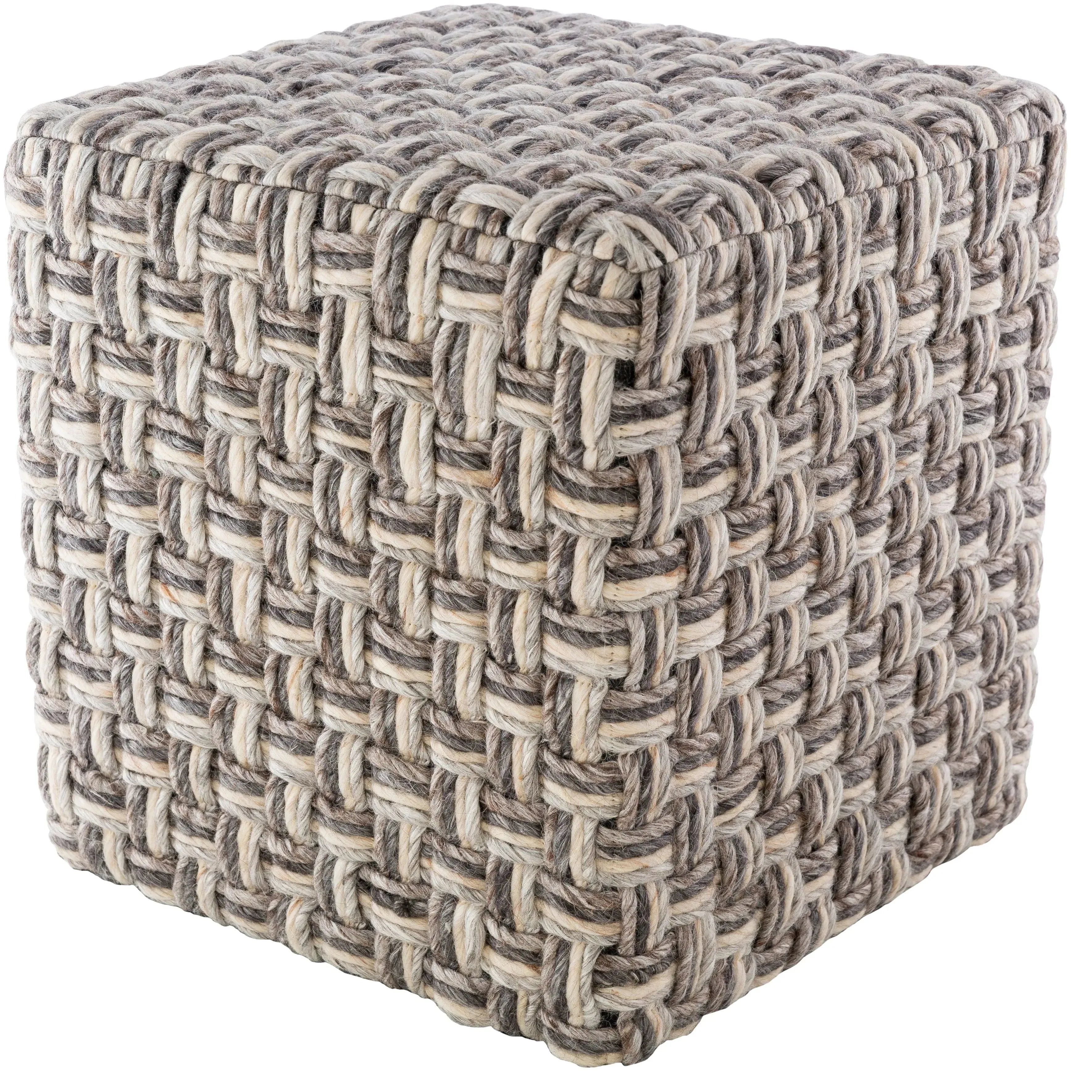 Surya - Cordoba Pouf - CDPF003-181818 | The Rug District