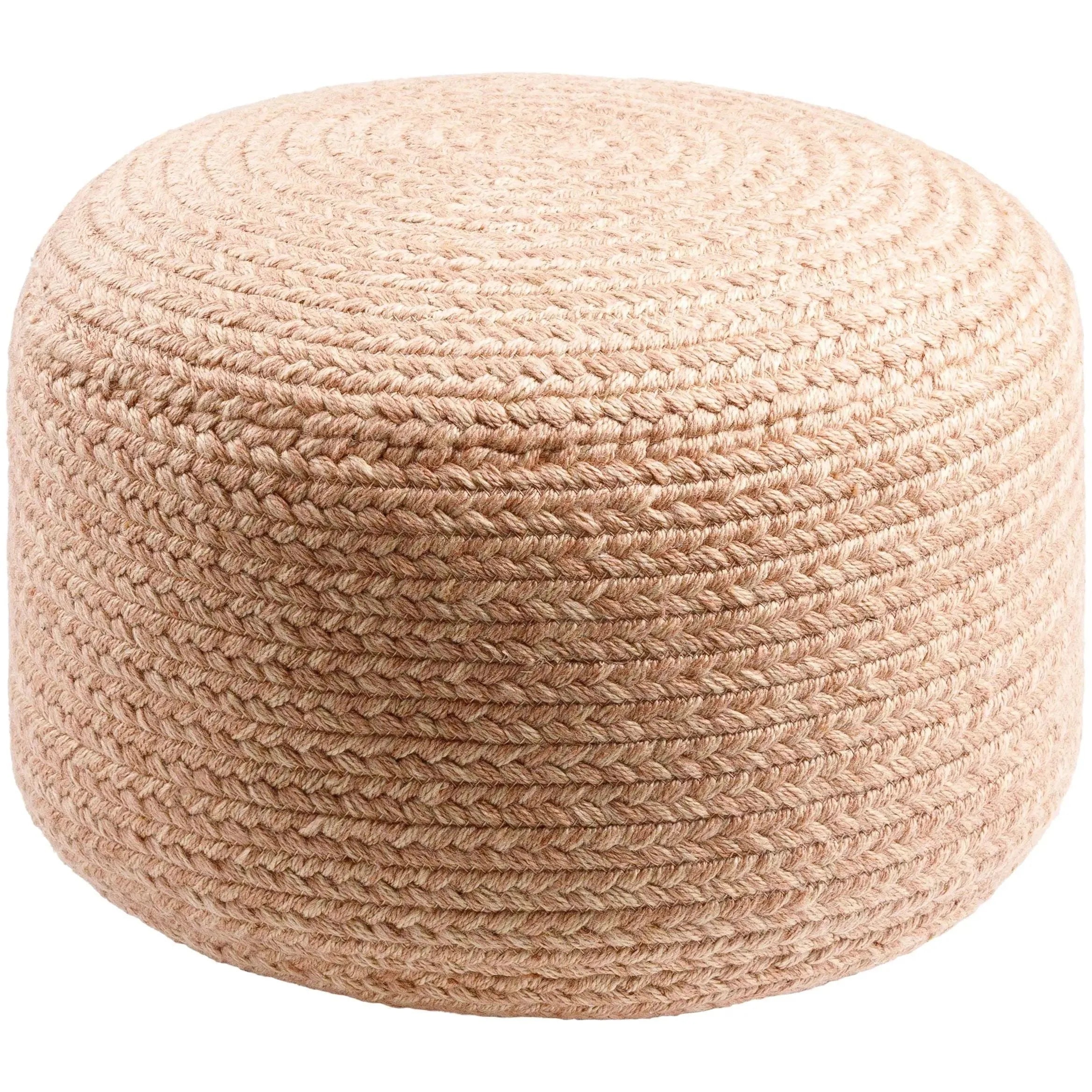 Surya - Entwined Pouf - EDPF004-121717 | The Rug District