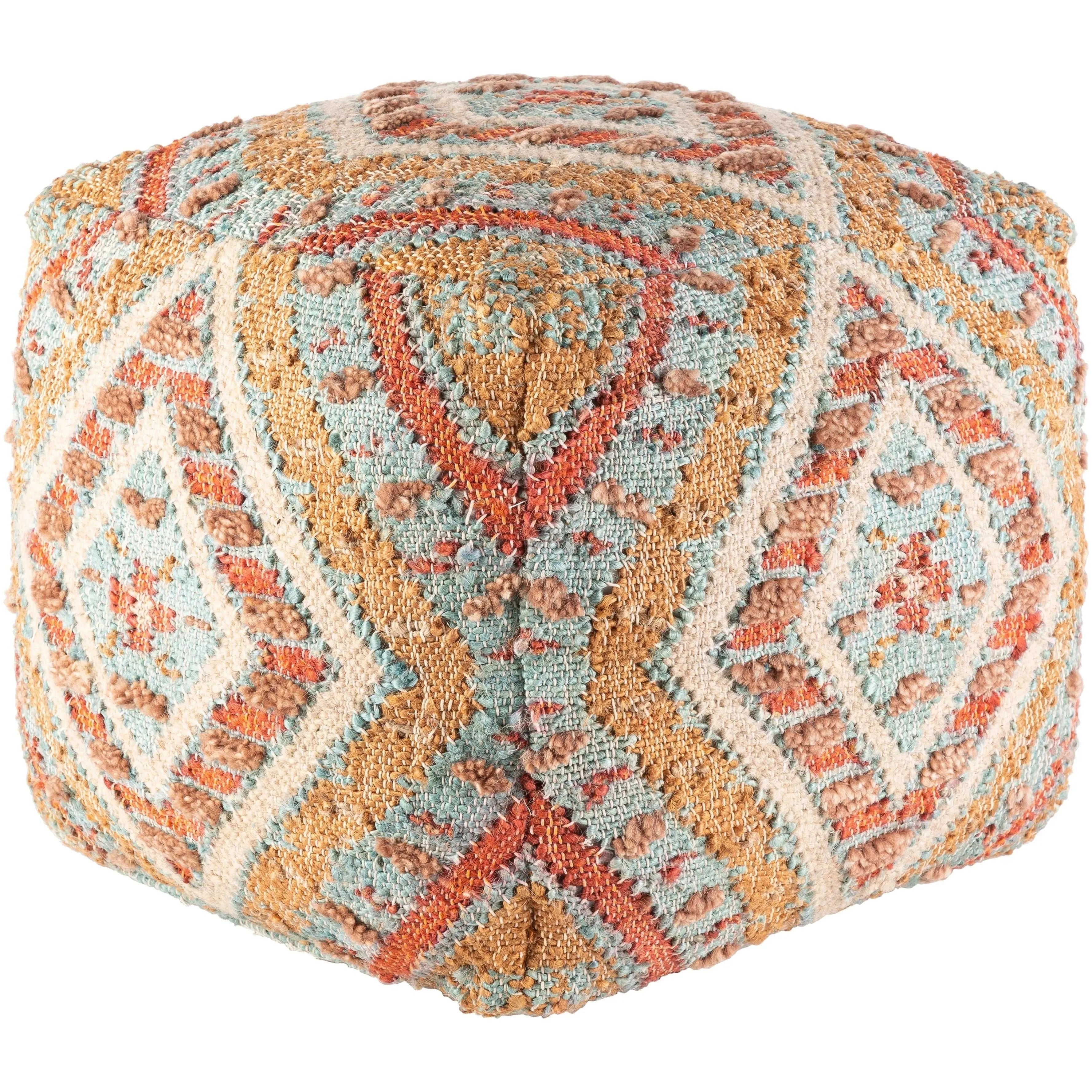 Surya - Luanda Pouf - LUPF002-181818 | The Rug District