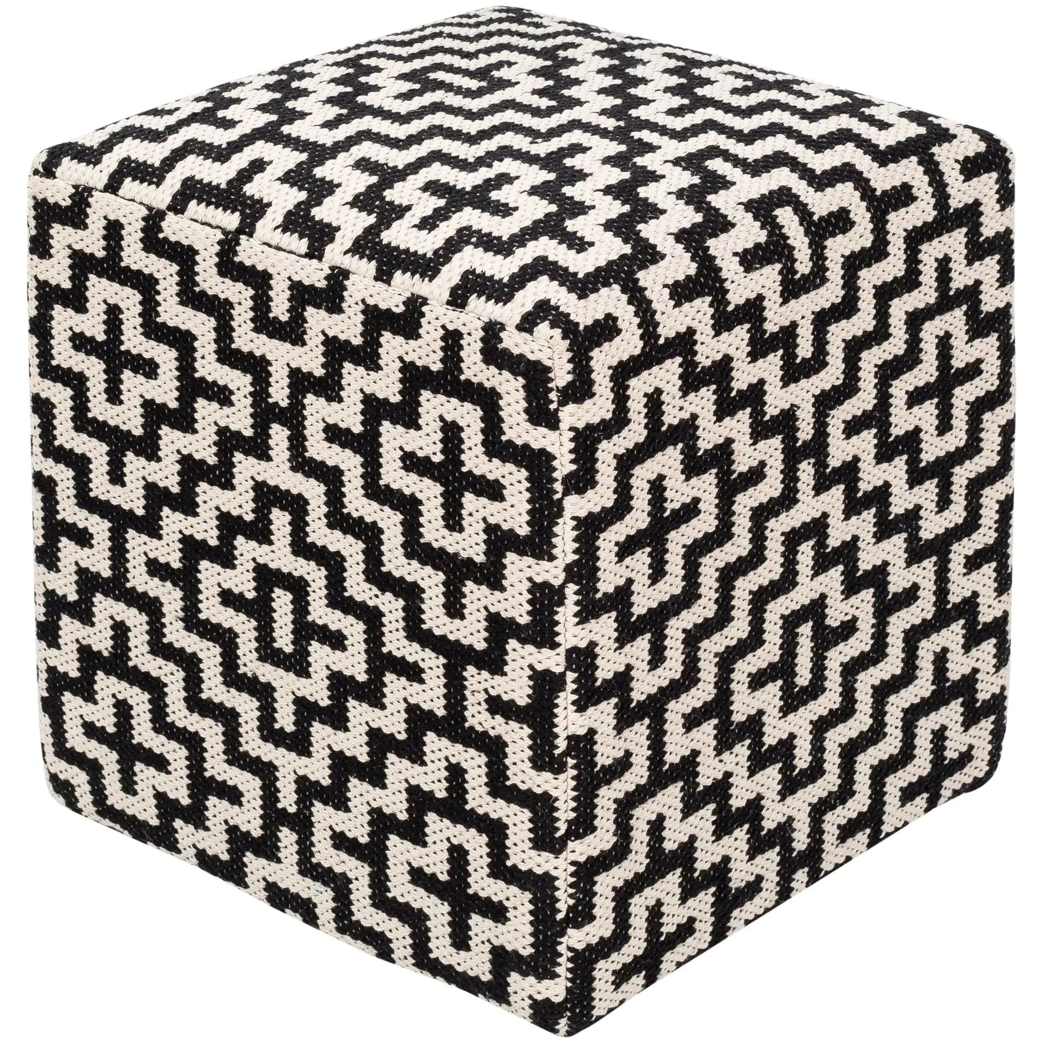 Surya - Ryder Pouf - RDPF001-161618 | The Rug District