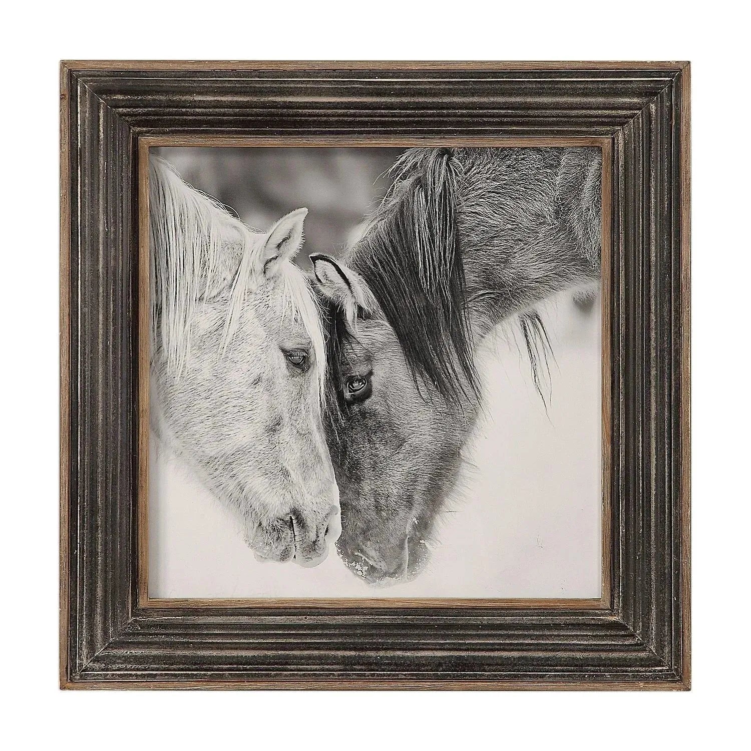 The Uttermost - Custom Black And White Horses Wall Art - 51110 | The Rug District