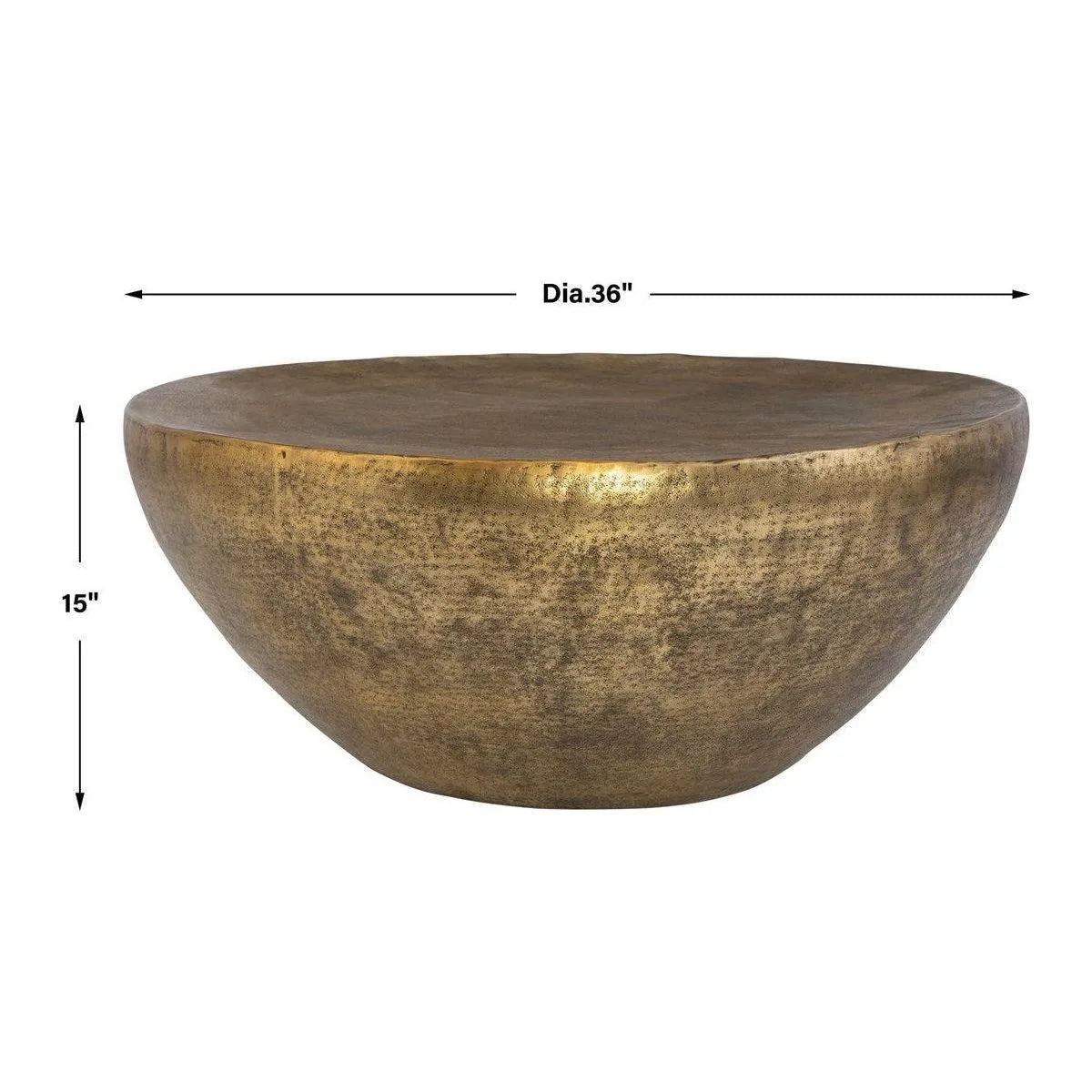 The Uttermost - Gilded Dome Coffee Table - 22990 | The Rug District