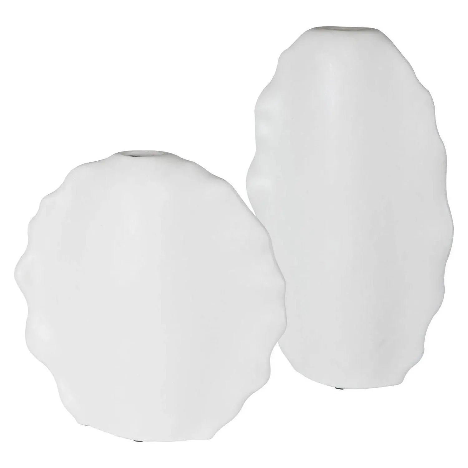 The Uttermost - Ruffled Vases, S/2 - 17963 | The Rug District