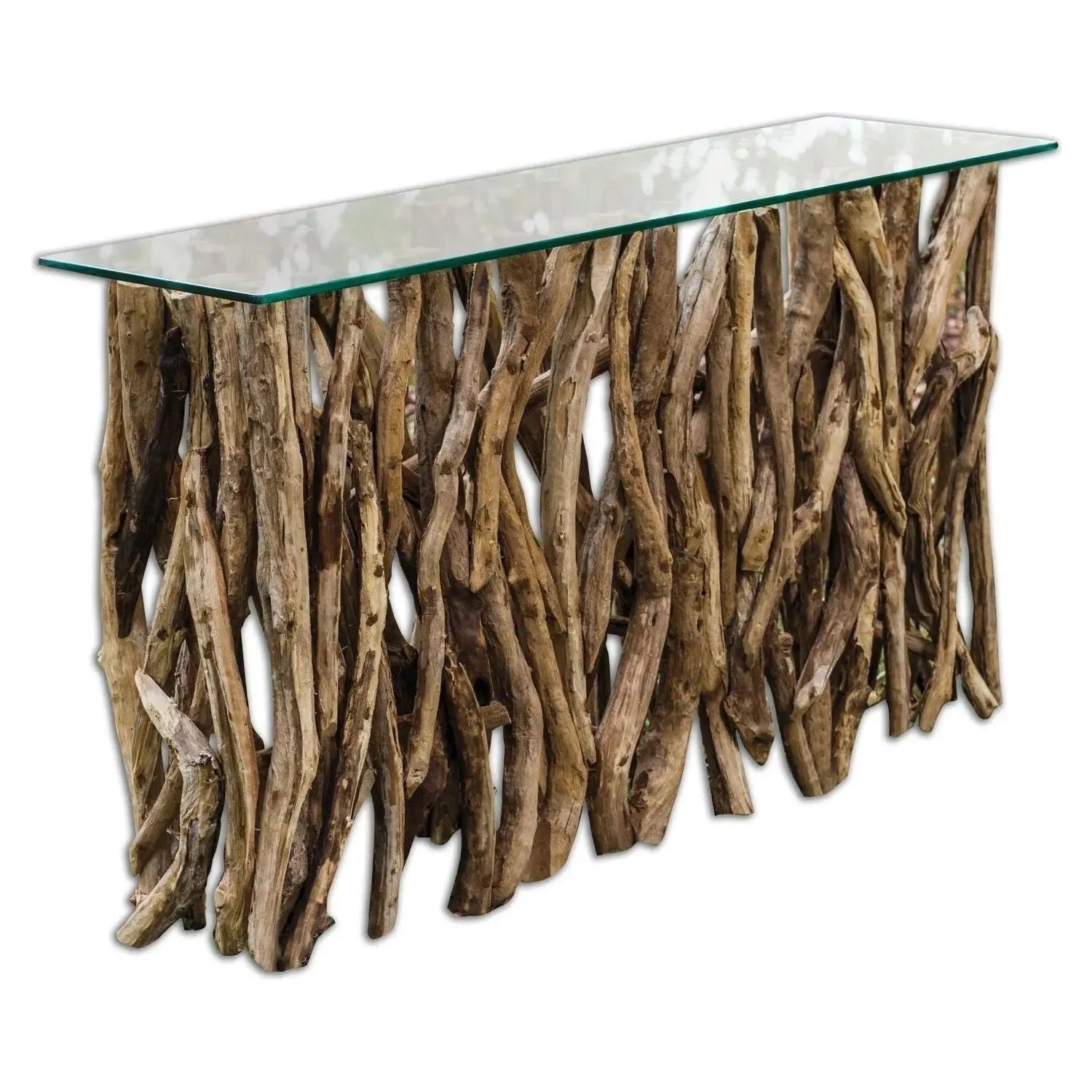 The Uttermost - Teak Wood Console - 25593 | The Rug District