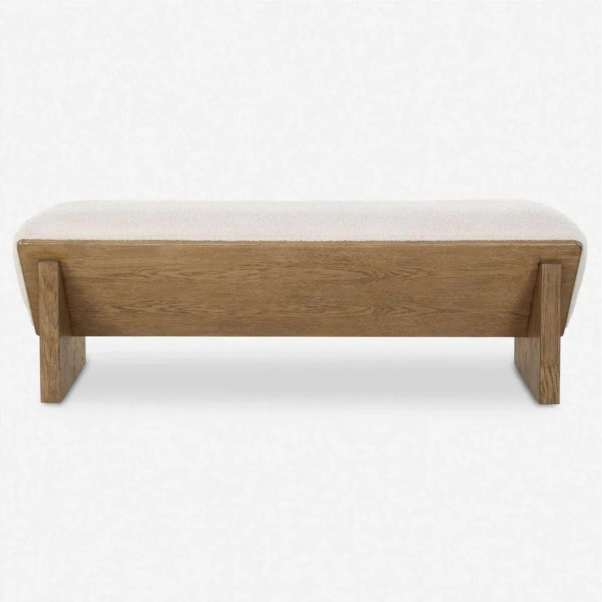 The Uttermost - Wedged Bench - 23806 | The Rug District