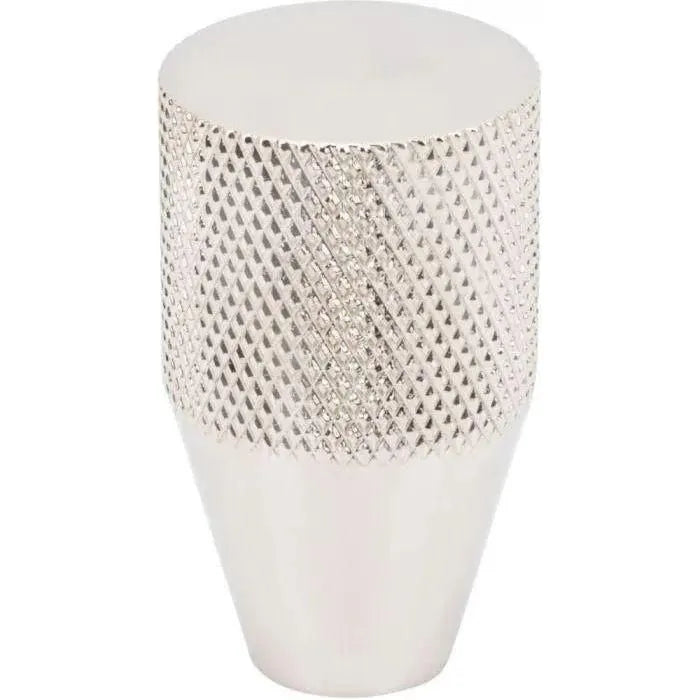 Vesta Fine Hardware - Beliza Conical Knurled Knob - V7405PN | The Rug District