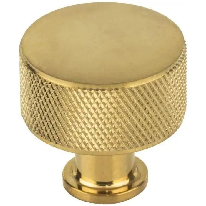Vesta Fine Hardware - Beliza Cylinder Knurled Knob - V7402ULB | The Rug District