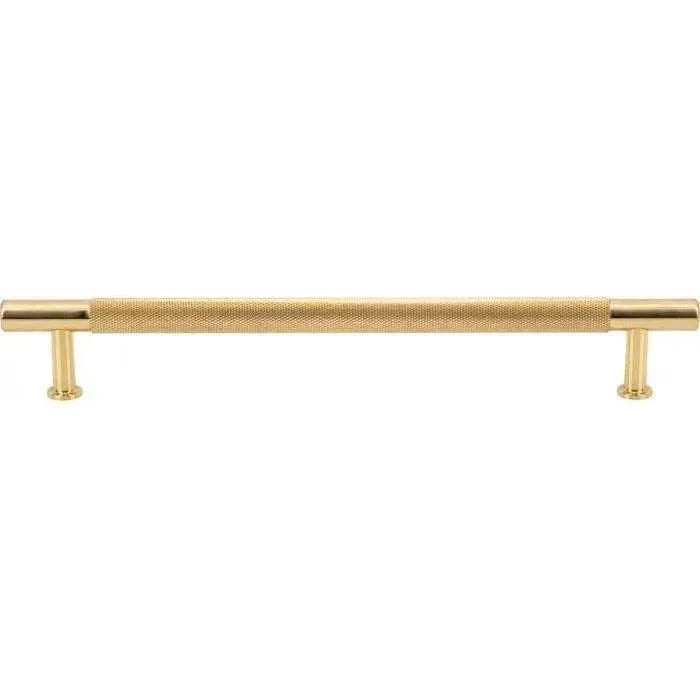 Vesta Fine Hardware - Beliza Knurled Bar Pull - V7412PB | The Rug District