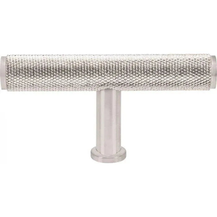 Vesta Fine Hardware - Beliza Knurled T Knob - V7408BSN | The Rug District