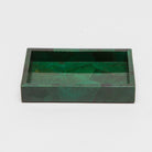 Pigeon and Poodle PP001196 Palm Soap Dish in Emerald Shell