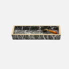 Pigeon and Poodle - PP004237 - Rhodes Tray - Rhodes - Nero Marble/Brass Metal