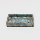 Pigeon and Poodle PP001394 Sitges Soap Dish in Blue Limpet Shell