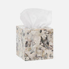 Pigeon and Poodle PP001503 Tramore Tissue Box in Natural Laminated Oyster
