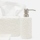 Pigeon and Poodle PP004837 Alanya Soap Pump in White Porcelain