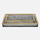 Pigeon and Poodle - PP006339 - Argos Trays - Argos - Smoke Glass/Brass