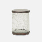 Pigeon and Poodle PP004872 Pomaria Canister (Small) in Dark Bronze Glass/Stainless Steel
