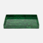 Pigeon and Poodle - PP005243 - Porter Tray - Porter - Natural Gloss Faux Malachite