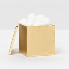 Pigeon and Poodle PP001484 Tiset Bath Canister in Gold Etched Stainless Steel