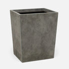 Pigeon and Poodle - PP005965 - Segovia Wastebasket - Segovia - Dark Gray Suede