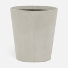 Pigeon and Poodle - PP005964 - Segovia Wastebasket - Segovia - Light Gray Suede