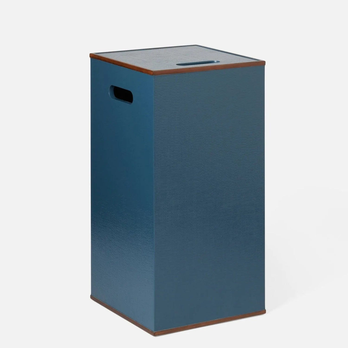 Pigeon and Poodle - PP006500 - Raleigh Hamper - Raleigh - Vintage Navy Faux Raffia