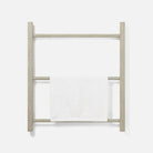 Pigeon and Poodle - PP007289 - Ramsey Wall Hanging Towel Rack - Ramsey - Sand Realistic Faux Shagreen