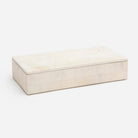 Pigeon and Poodle - PP002702 - Miri Corn Husk Box - Miri - Cream Corn Husk