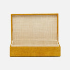 Pigeon and Poodle - PP007196 - Zamora Box - Zamora - Mustard Silken Abaca