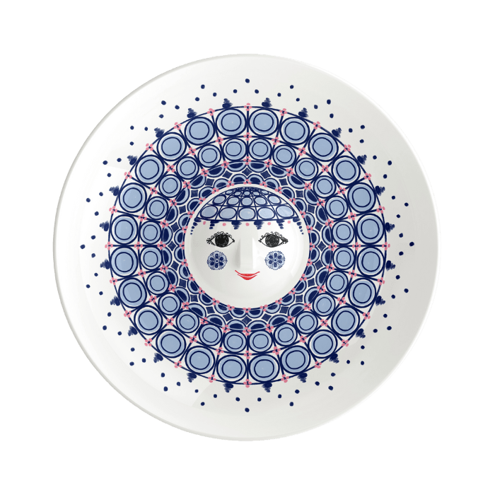 Bjørn Wiinblad 53118 Olga Dish in Blue