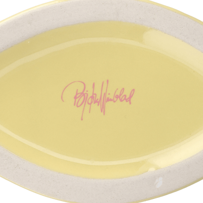 Bjørn Wiinblad 53121 Nina Vase in Yellow/Pink