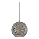 Currey and Company - 9000-0681 - One Light Pendant - Giro - Blue/Nickel