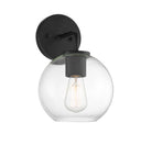 Meridian M50044BK One Light Outdoor Wall Sconce in Matte Black