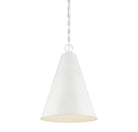 Meridian M70112WH One Light Pendant in White
