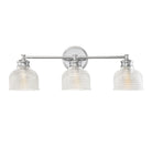 Meridian M80035CH Three Light Bathroom Vanity Light in Chrome