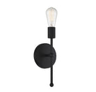 Meridian M90005MBK One Light Wall Sconce in Matte Black