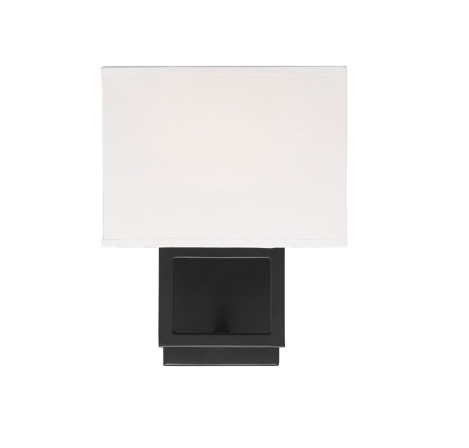 Meridian M90009MBK One Light Wall Sconce in Matte Black