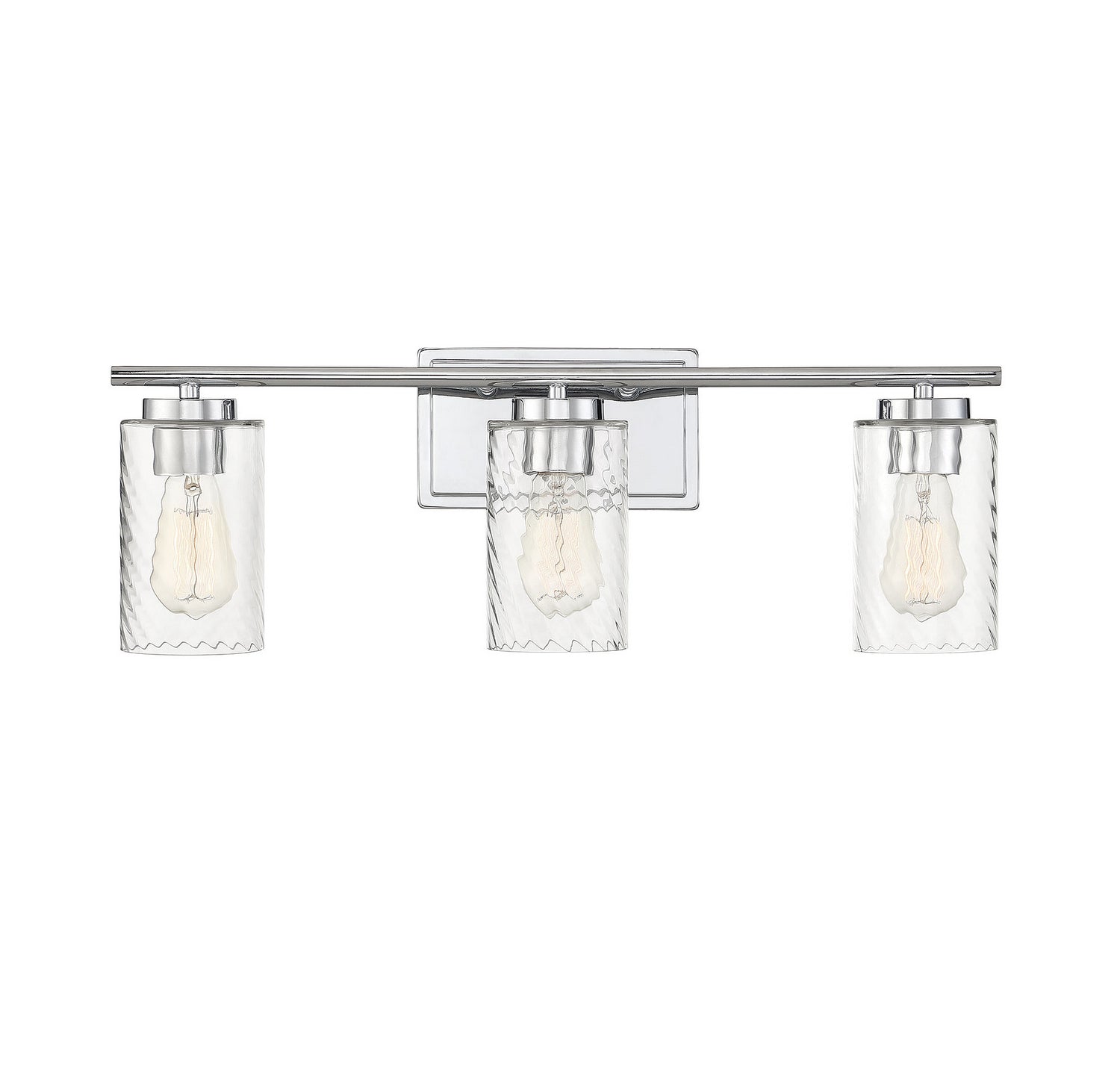 Meridian M80038CH Three Light Bathroom Vanity Light in Chrome