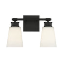 Meridian M80054MBK Two Light Bathroom Vanity Light in Matte Black