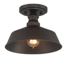 Meridian M60068ORB One Light Semi-Flush Mount in Oil Rubbed Bronze
