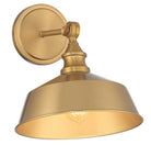 Meridian M90090NB One Light Wall Sconce in Natural Brass