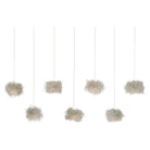 Currey and Company - 9000-1058 - Seven Light Pendant - Birds Nest - Clear