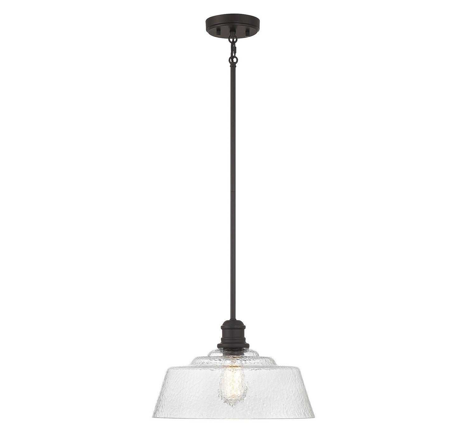 Meridian M7023ORB One Light Pendant in Oil Rubbed Bronze