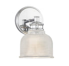 Meridian M90093CH One Light Wall Sconce in Chrome