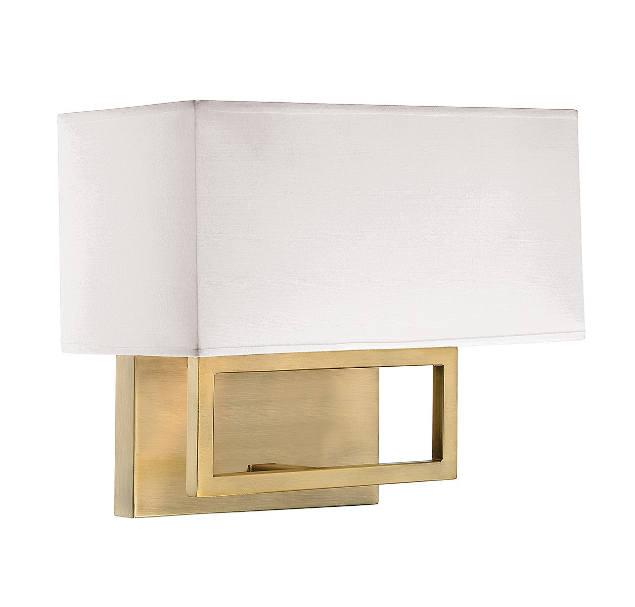 Meridian M90095NB Two Light Wall Sconce in Natural Brass