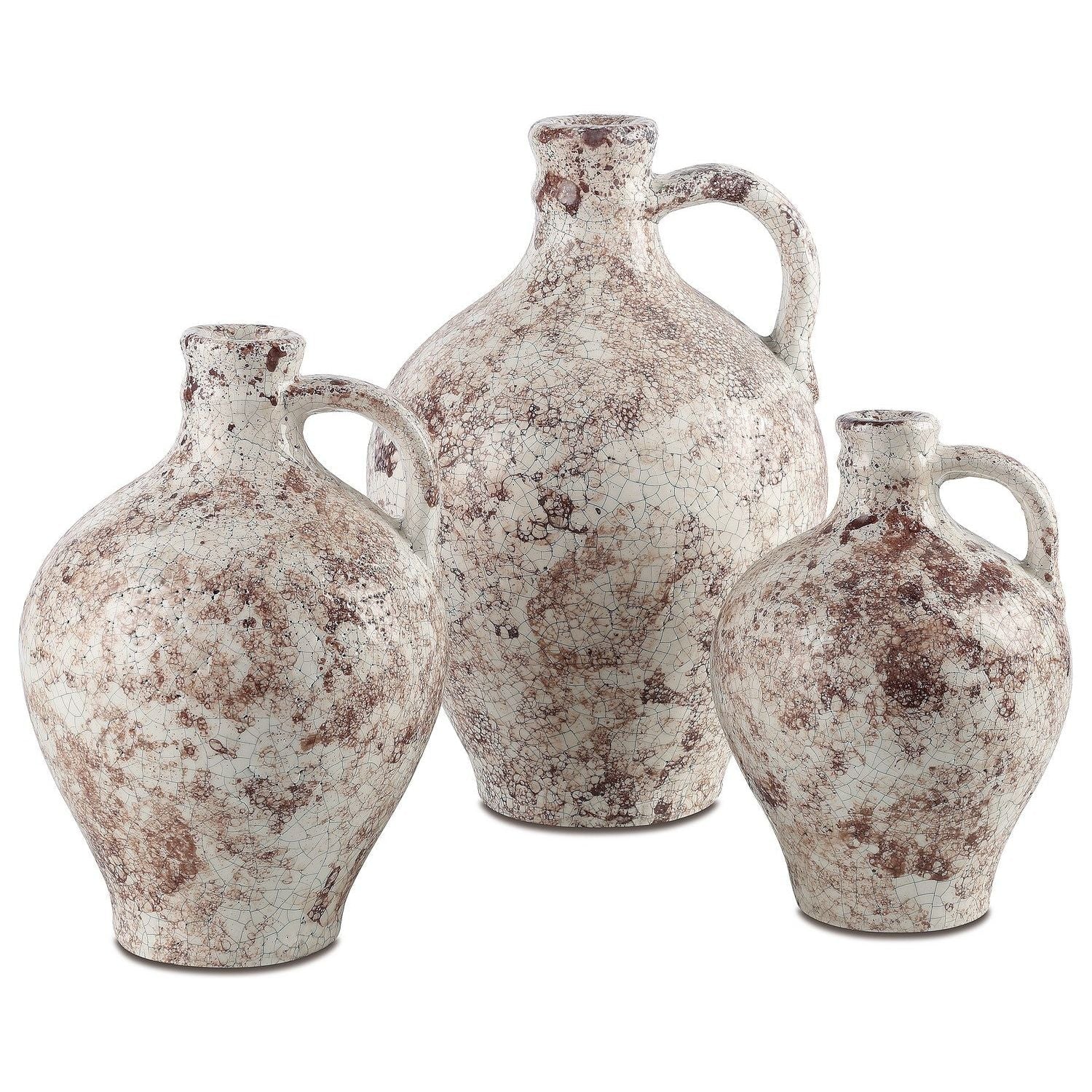 Currey and Company - 1200-0716 - Sculpture - Marne - Brown/Off-White