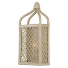 Currey and Company - 5000-0233 - One Light Wall Sconce - Wanstead - Bleached Natural/Antique Pearl