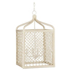 Currey and Company - 9000-0994 - Four Light Lantern - Bleached Natural/Antique Pearl