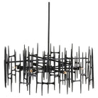Currey and Company - 9000-1091 - Six Light Chandelier - Attingham - Satin Black