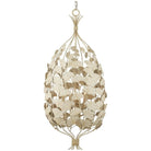 Currey and Company - 9000-1118 - Five Light Chandelier - Maidenhair - Antique Pearl