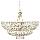 Currey and Company - 9000-1119 - 12 Light Chandelier - Magnum Opus - Brass/White